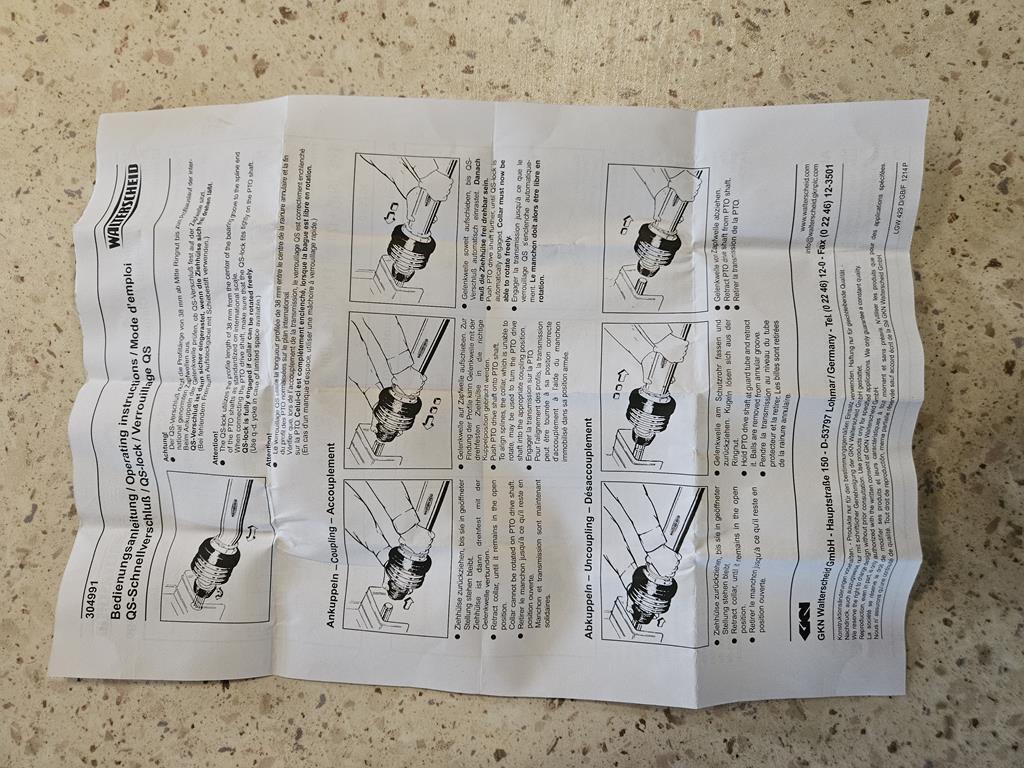 7 Sworzeń blokujący 4612024 Kuhn