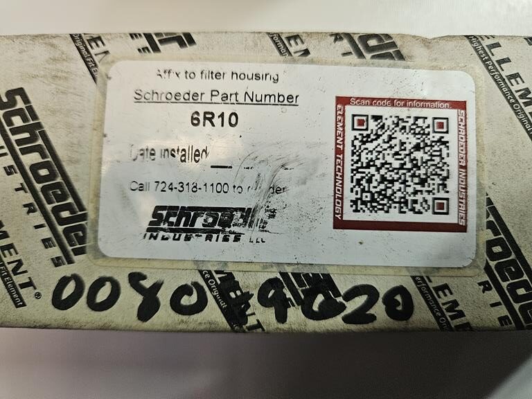 6 Filtr hydrauliczny 008089620