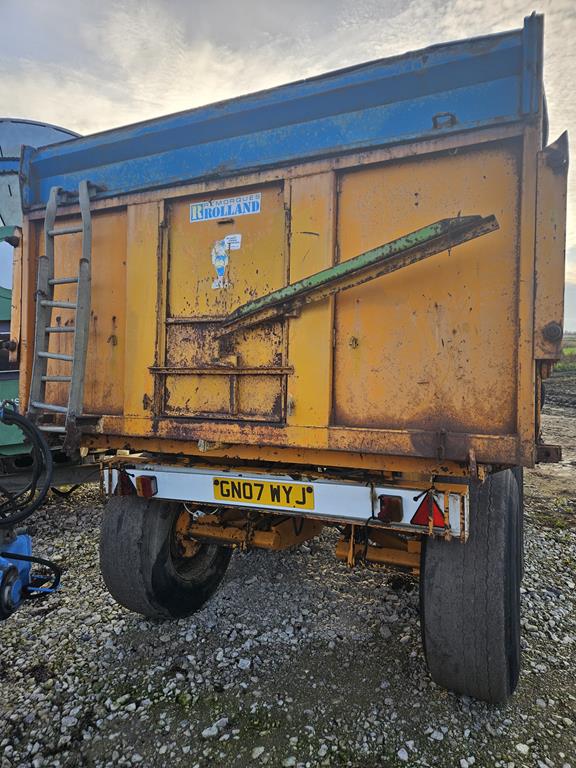 17 Przyczepa tandem wywrotka Rolland